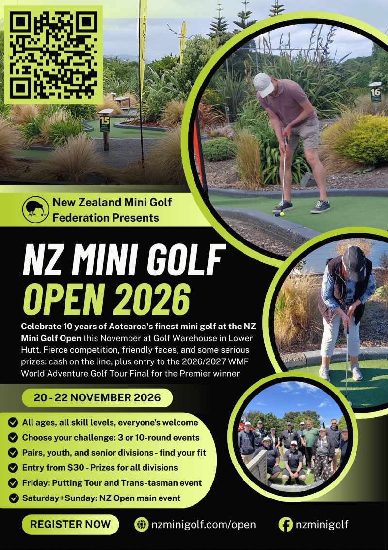 NZ Open 2026 Poster NZ Open 2026